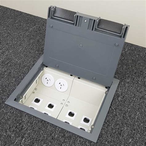 data electrical and html floor boxes|floor outlet box with data.